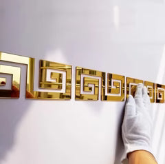 Acrylic Greek Mirror Wall Decor